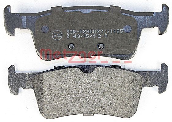 METZGER 1170810 Bremsbelagsatz, Scheibenbremse